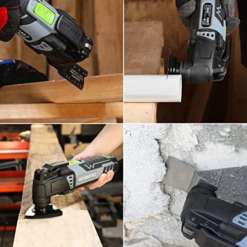 WORKPRO 3.0 Amp Corded Oscillating Multi-Tool Kit - size: Corded 300 W