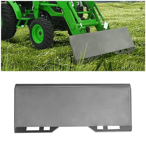 ECOTRIC 3/8" Skid Steer Attachment Plate Universal Quick Attach Mount Plate - size: 1 piece 3/8" thick