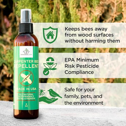 Donaldson Farms Carpenter Bee Repellent Spray for Outdoor Wood, 8 oz - size: 8 Fl Oz (Pack of 1)