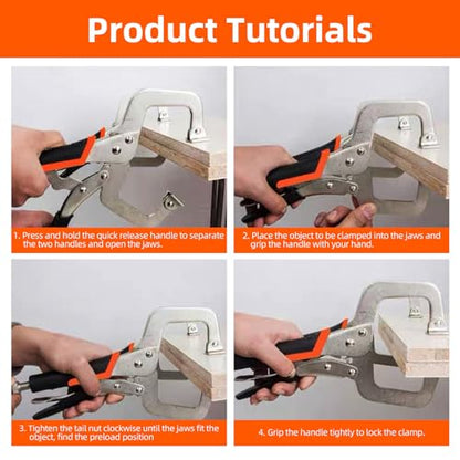 3-Pack 11 Inch Locking Pliers Heavy Duty Vice Grips for Welding