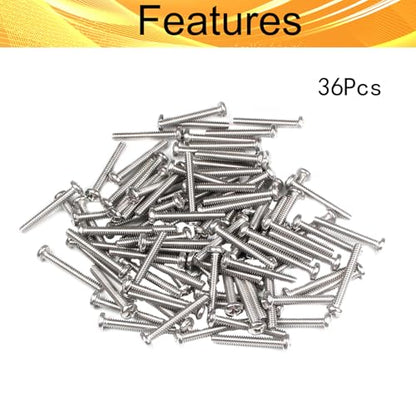 32PCS #8-32 x 1 Machine Screws, Phillips Pan Head, 304 Stainless Steel - size: #8-32x1"