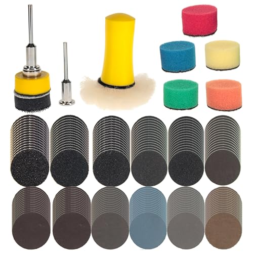 Dura-Gold 191-Piece 1" Micro Sanding & Polishing Set - Includes 180 Discs