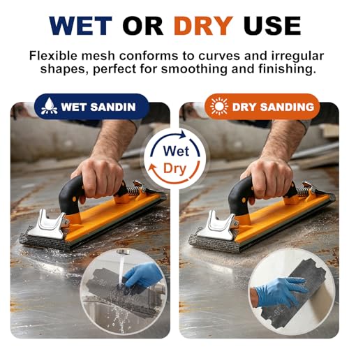 20Pcs 4-3/16"x11-1/4 Drywall Sanding Screen, 60 Grit Mesh Sandpaper - style: 60 Grit 20 PCS