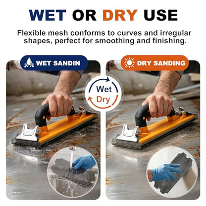 20Pcs 4-3/16"x11-1/4 Drywall Sanding Screen, 60 Grit Mesh Sandpaper - style: 60 Grit 20 PCS