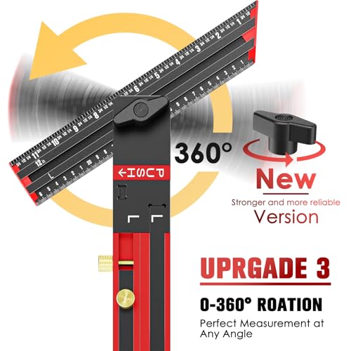 Stair Tread Template Tool - No Assembly Required Stair Tread Jig - color: LTC-A Black-001