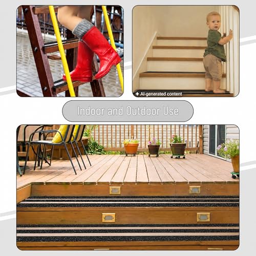 Mr. Pen Anti Slip Tape, 1 Inch x 20 Feet, Black, Non Skid Tape for Stairs - size: 1 Inch, 20 Feet