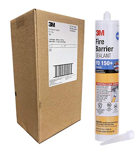 3M(TM) Fire Barrier Sealant FD 150+, Red, 28 fl. oz., Cartridge, 6/Case