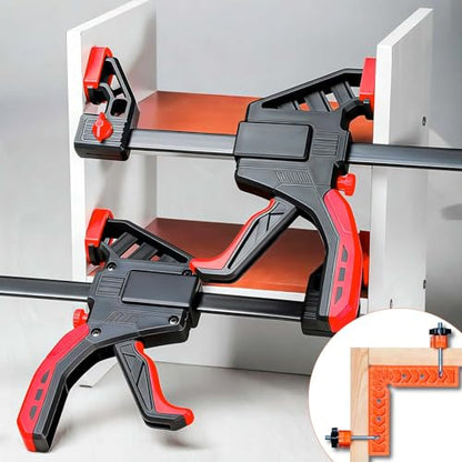 Bar Clamps for Woodworking, Trigger Clamp Set for Wood Carpenter Projects