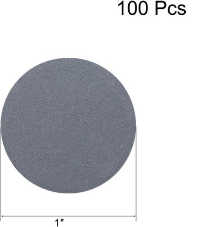 1-Inch Wet or Dry Sandpaper Sanding Paper disc Sanding Discs 1200 Grit 100 Pcs - size: 100Pcs 1-inch 1200 Grit