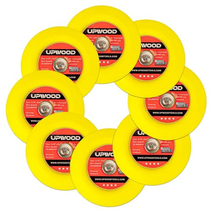 8 pcs 3 inch 5/16"-24 Thread Hook and Loop Backing Pad for Mini Air Sander Polisher - color: Hook and Loop, size: 3 inch 5/16"-24 Thread