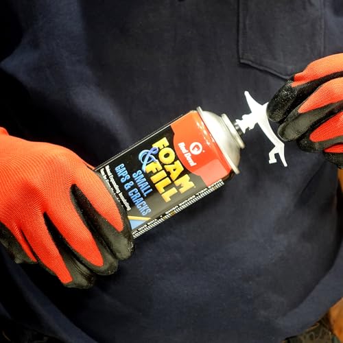 Red Devil 091312 Foam & Fill Small Gaps & Cracks Expanding Polyurethane Sealant, 12 oz, Off-White, Case of 12 - size: 12 oz, style: Pack of 12