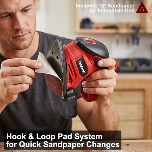 Cordless Detail Sander for Milwaukee M18 Battery (Tool Only) 12000 OPM