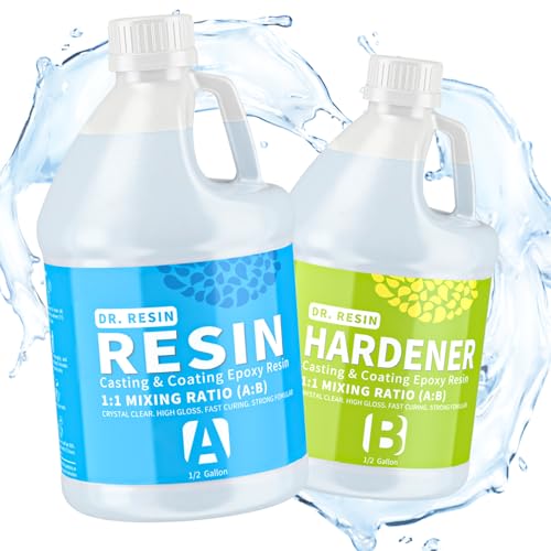 DR.RESIN Epoxy Resin 1 Gallon, Non-Yellowing Resin Kit for Casting Coating - size: 1 Gallon