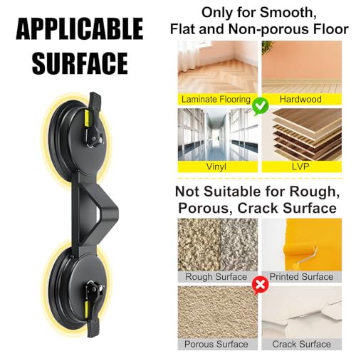 Floor Gap Fixer Tool, Dual 45° Striking Surface Floor Gap Repair Tool