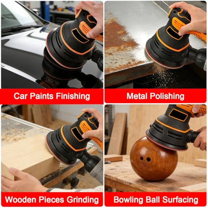 MAXMAN Foam Sanding Pads, 5" Bowling Sanding Pads,180 Grit for Auto - size: 5 inch, style: 180 Grit