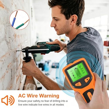 5 in 1 Stud Finder Wall Scanner with Smart Chip & HD LCD Display