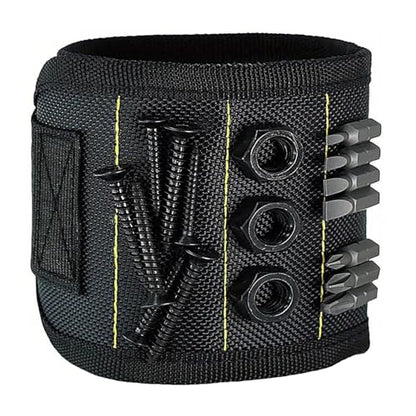 Magnetic Wristband for Holding Tools with 15 Magnets for Screws and Nails