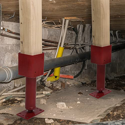 BISupply Screw Jack Post 1 Pack - Temporary House Jacks for Leveling 4x4 Crawlspace Basement Shore Beams - size: 1 Pack