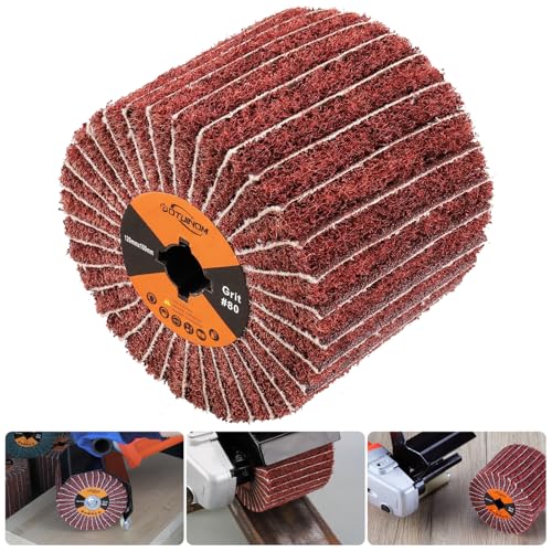 Surface Conditioning Tool 80 Grit Abrasive Drawing Polishing Drum - style: 80 grit with sandpaper