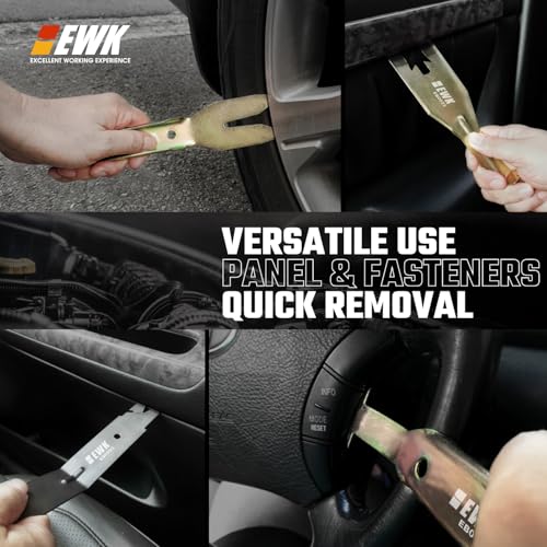 EWK 4-Piece Metal Trim Removal Tool Set for Auto Interior Trim