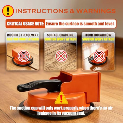 Floor Gap Fixer Tool, Efficient Flooring Tools, 2026 Upgrade Heavy Duty Gap Repair Tool with Suction Cup, for Laminate, Tile, Vinyl Floor Gap Repair Tool - Durable, Compact, & Efficient Flooring Tools