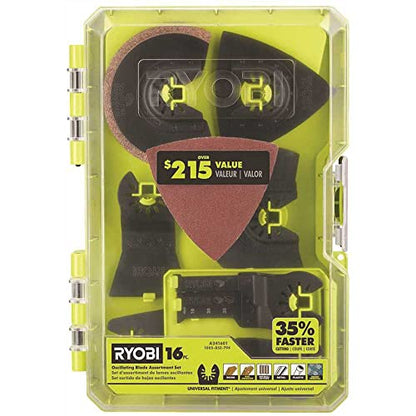 16 PC. OSCILLATING Multi-Tool Blade Accessory Set