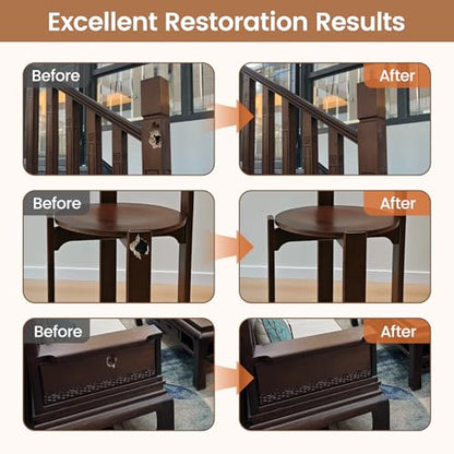 Boncart 21.16 oz 2-Part AB Epoxy Wood Putty - color: Dark Brown
