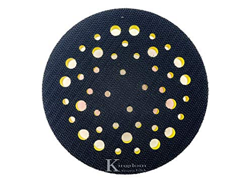2QSD52D, 5-Inch Grip Faced Sanding Pro-Net Vacuum Pad 44 Holes and Pad Protector - size: 5inch Multi Pad