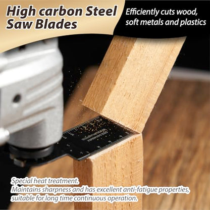 54 PCS Oscillating Saw Blades Multitool Blades Professional Universal Wood - size: 54PCS