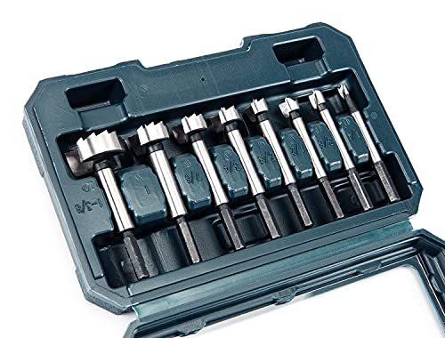 INTOO Hex Shank Forstner Bit Set 8pcs Multi Sided Shank Wood Drill bit Set - style: 8 PCS