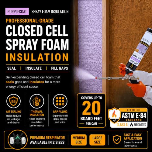 Vega Bond SF001 Purplecoat Closed Cell Foam Spray 29 oz (12 Pack)