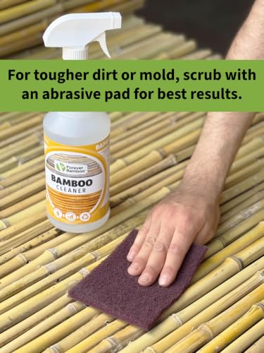 FOREVER BAMBOO Multi-Purpose Bamboo Maintenance Spray & Cleaning Spray, 32 Fl Oz - color: Transparent