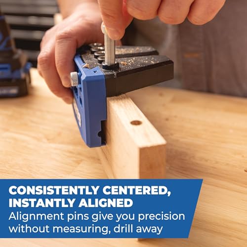 Kreg Dowel Jig Kit, Woodworking Doweling Jig, KHJD345