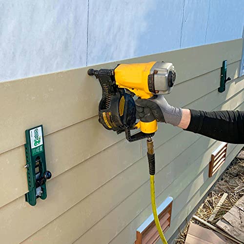 PacTool Gecko Gauge, The Original Home Siding Installation Kit - For Use with 5/16 Inch Fiber Cement Siding and James Hardie Siding, Includes 2 Gecko Gauge Clamps - size: 5/16” Thickness for Hardie Siding, style: STANDARD