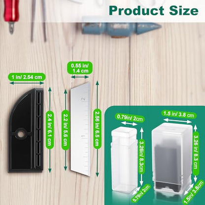 Feekoon 13 Pcs 2-1/2" Replacement Blade & Anvil Compatible with Handi-Cut