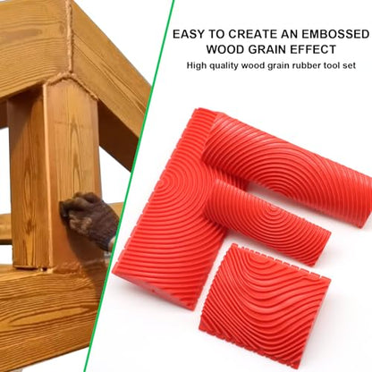 Wood Graining Tool Wood Grain Paint Tool 4 Pieces