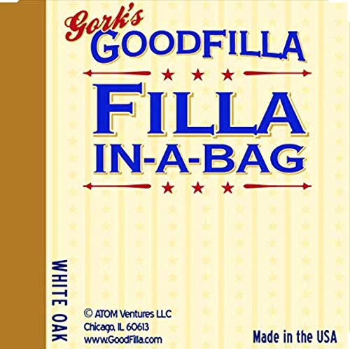 GoodFIlla White Oak, 12 Pound, Wood and Grain Filler Powder, Stainable, Paintable, Sandable, Versatile | Zero Waste - color: White Oak, size: 12 lb