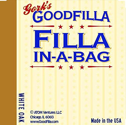 GoodFIlla White Oak, 12 Pound, Wood and Grain Filler Powder, Stainable, Paintable, Sandable, Versatile | Zero Waste - color: White Oak, size: 12 lb