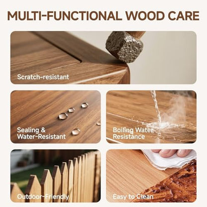 Wood Stain and Sealer, Built‑in Brush, Dark Oak, 2 Pack, 10.6 Oz - color: Dark Oak, size: 2 Pack