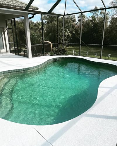DECK GUARDIAN Elastomeric Deck Paint and Coating – Bright White - 5 Gallon - color: Bright White, size: 640 Fl Oz (Pack of 1)