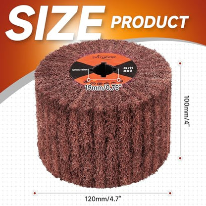 Surface Conditioning Tool 60 Grit Abrasive Drawing Polishing Wheel - style: 60 grit