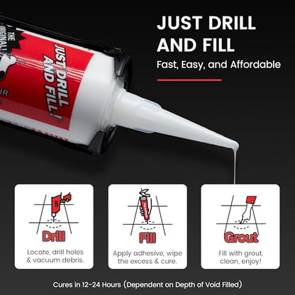 The Original Fix-A-Floor Loose Tile Repair Adhesive - Tile, Porcelain, Ceramic, Marble, Stone & Wood Floor Repair Adhesive - 1 Gallon Jug