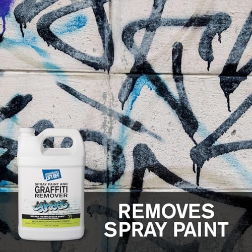 Lift Off Spray Paint & Graffiti Remover, 1 Gallon, 41201 (Pack of 4) - size: 128 Fl Oz (Pack of 4)