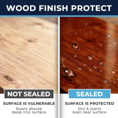 Wood Stain Wood Sealer Wood-Protect 3 in 1, 1 Gallon Clear Wood Stain & Wood Sealer Marine Grade Waterproof Wood Stain & Sealer, Penetrating Wood Sealer for Decks,Fences,Pergolas,Siding,Dock - color: Mahogany Redwood, size: 3.5 Fl Oz