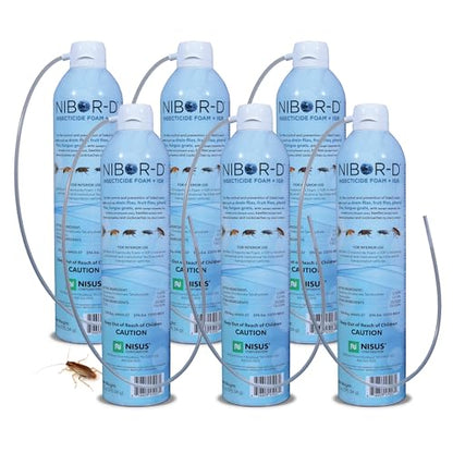 Nisus Nibor-D Insecticide Foam with IGR, 1 Pack, 21 oz Can - size: 6 pack