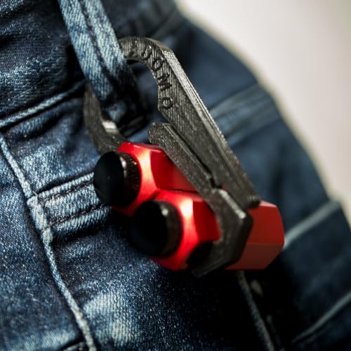 Stair Gauges for Framing Square and Rafter，Lengthen，Anti-Lost (Pair) - color: RED