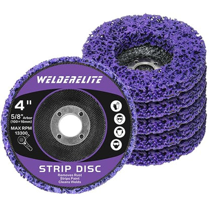 6-Pack Paint Stripper Discs 4" for Angle Grinder Rust Stripping Grinding Wheel Removal Metal Quick Sanding Replacement - style: 4 in - 6 pk