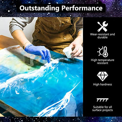 3Gallon Epoxy Resin Kit,Clear Resin No Yellowing No Bubble for Molds&Craft - size: 3 Gallon