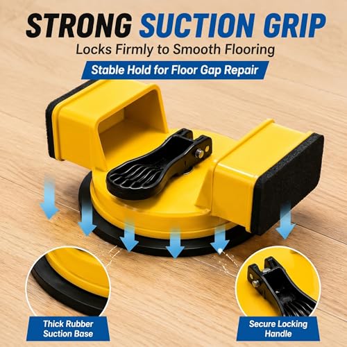 Floor Gap Fixer Tool Kit, Heavy Duty Suction Cup Laminate Flooring Tool