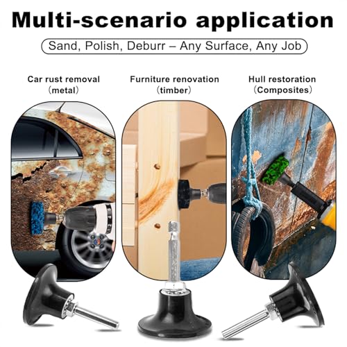 HOMO FABER 2 Inch Roll Lock Disc Pad Holder, Quick Change Adapter 3 Pack - style: 3 PACK - 2'' Sanding Pad
